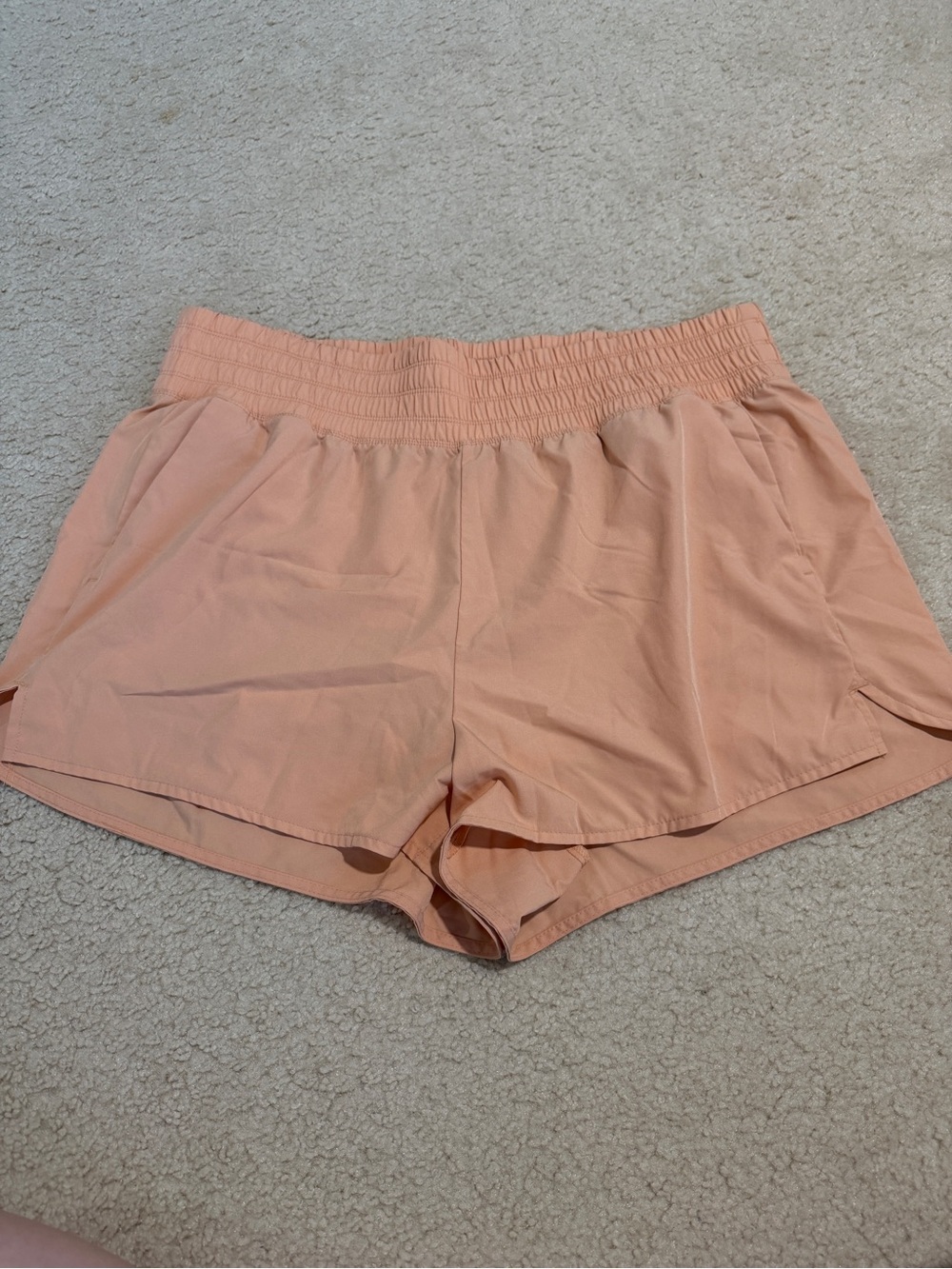 Old Navy Peach Elastic-Waist Athletic Shorts